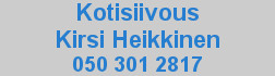Kotisiivous Kirsi Heikkinen logo